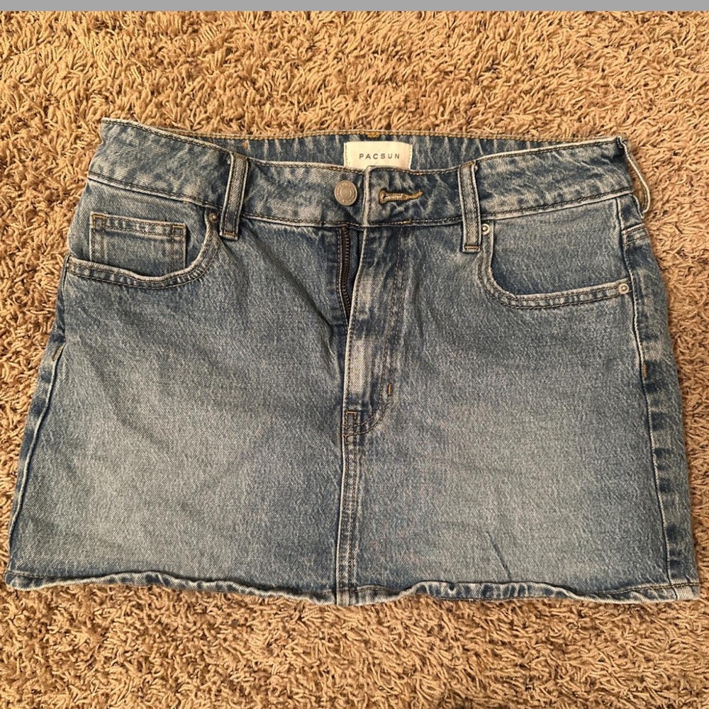 PacSun Blue Denim Skirt